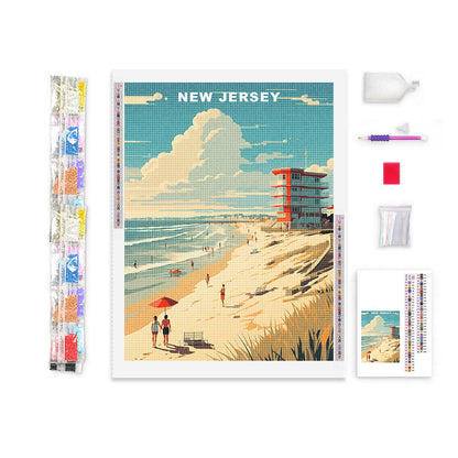 New Jersey U.S. State Diamond Painting