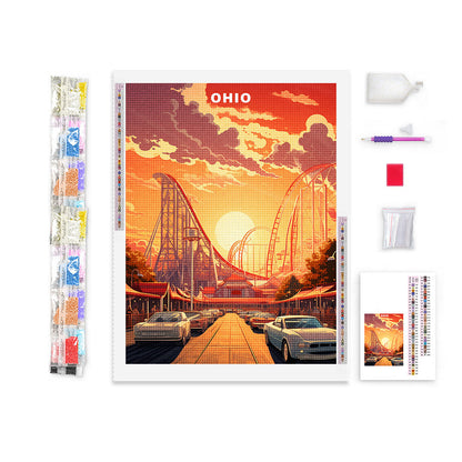 Ohio U.S. State Diamond Painting
