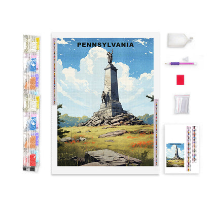 Pennsylvania U.S. State Diamond Painting