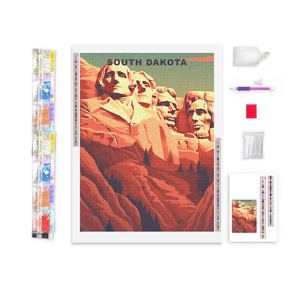 South Dakota U.S. State Diamond Painting