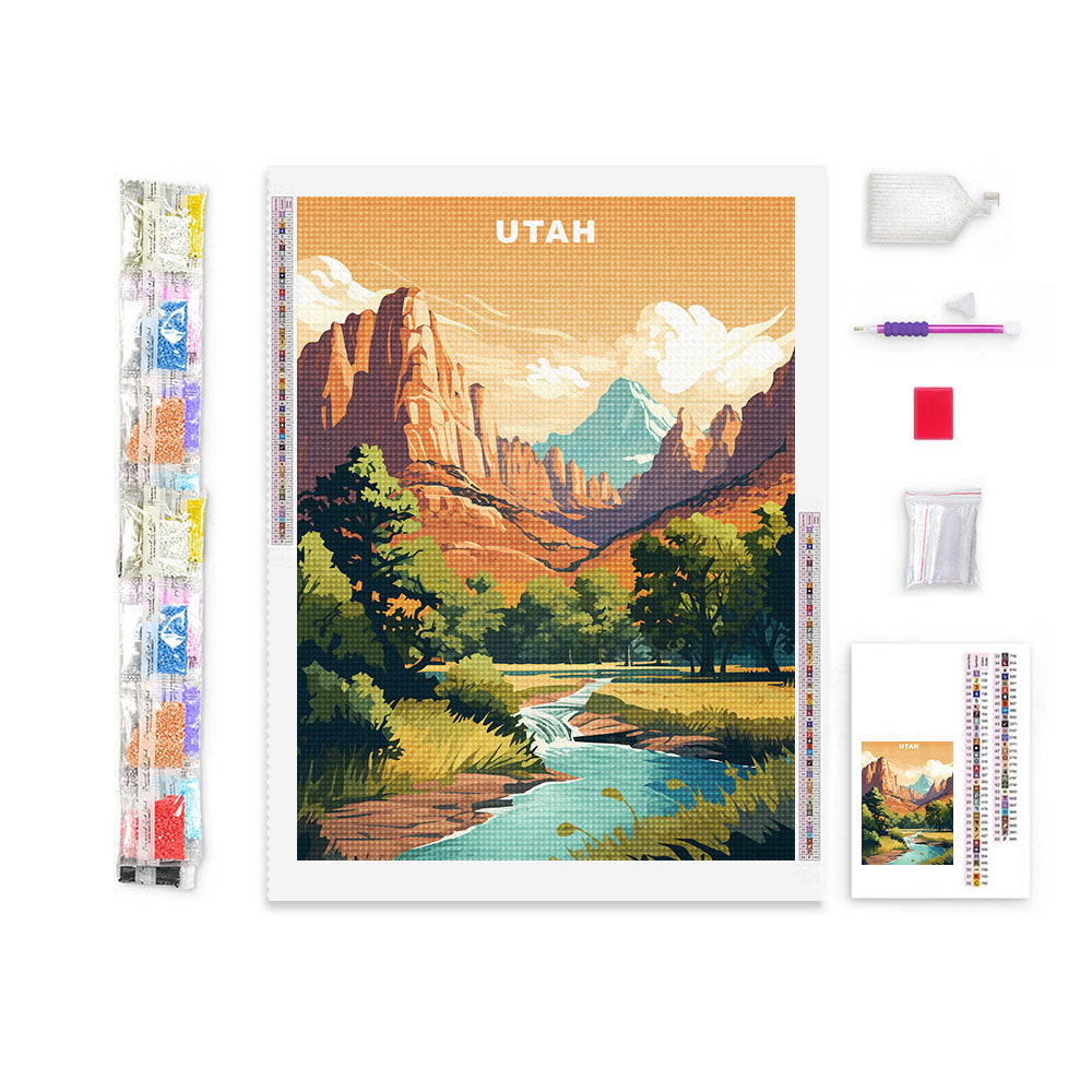 Utah U.S. State Diamond Painting