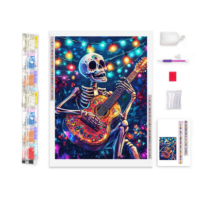 Musical Skeleton Diamond Painting