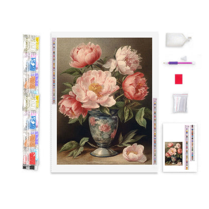 The Fragrance of Peonies | Diamond Painting