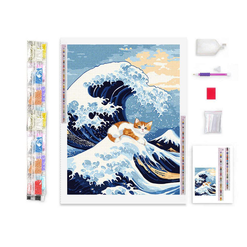 The Great Cat Wave  | Diamond Painting