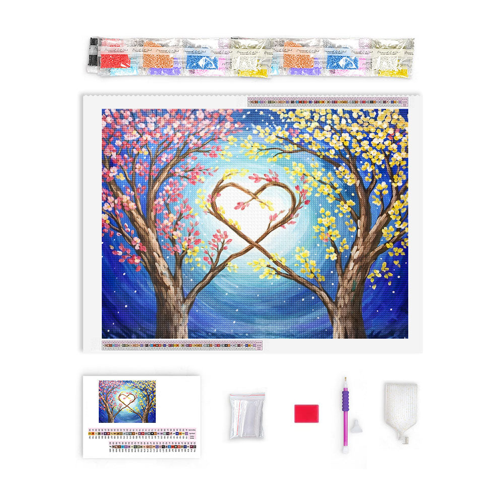 Twin Blossoms | Diamond Painting