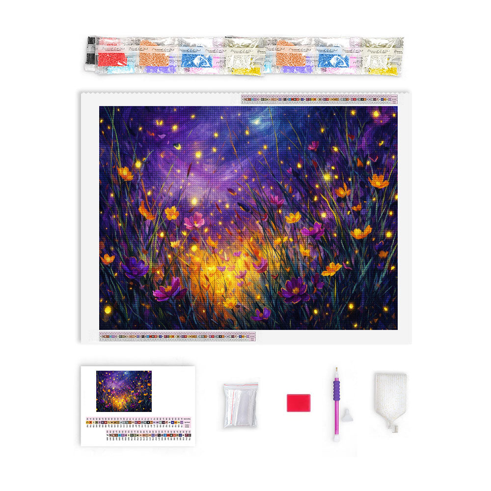 Midnight Fireflies | Diamond Painting