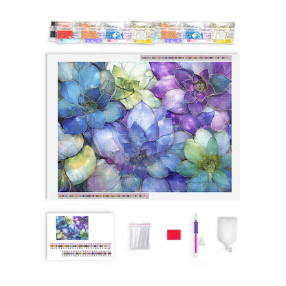 Succulent Blooms | Diamond Painting