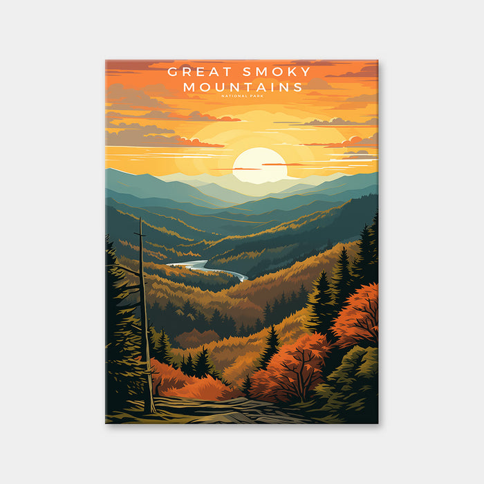 Diamantmalerei des Great Smoky Mountains Nationalparks