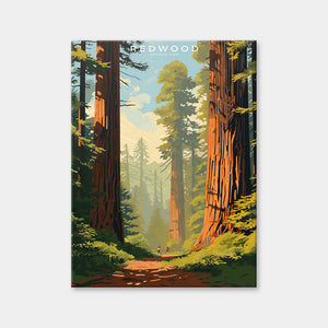 Diamantmalerei im Redwood-Nationalpark