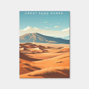Diamantmalerei des Great Sand Dunes Nationalparks