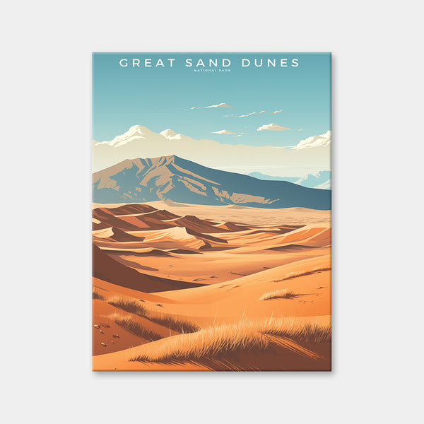 Diamantmalerei des Great Sand Dunes Nationalparks
