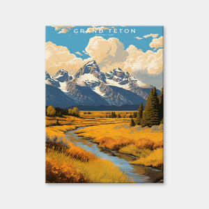 Grand Teton National Park Diamond Painting