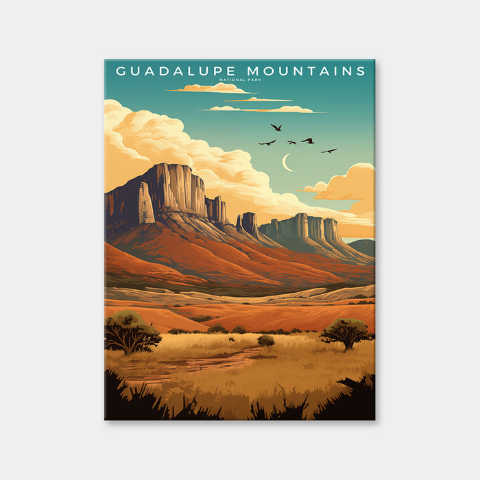 Diamantmalerei des Guadalupe Mountains-Nationalparks