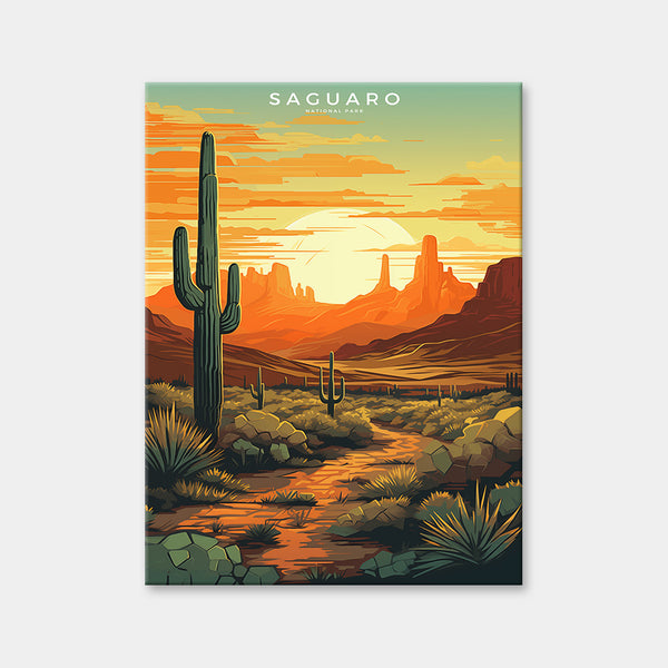Diamantmalerei im Saguaro-Nationalpark