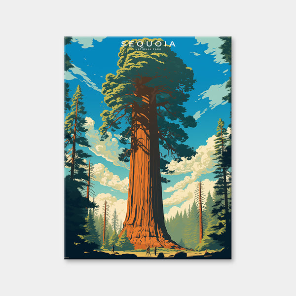 Diamantmalerei im Sequoia-Nationalpark