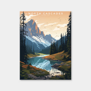 Diamantmalerei im North Cascades Nationalpark