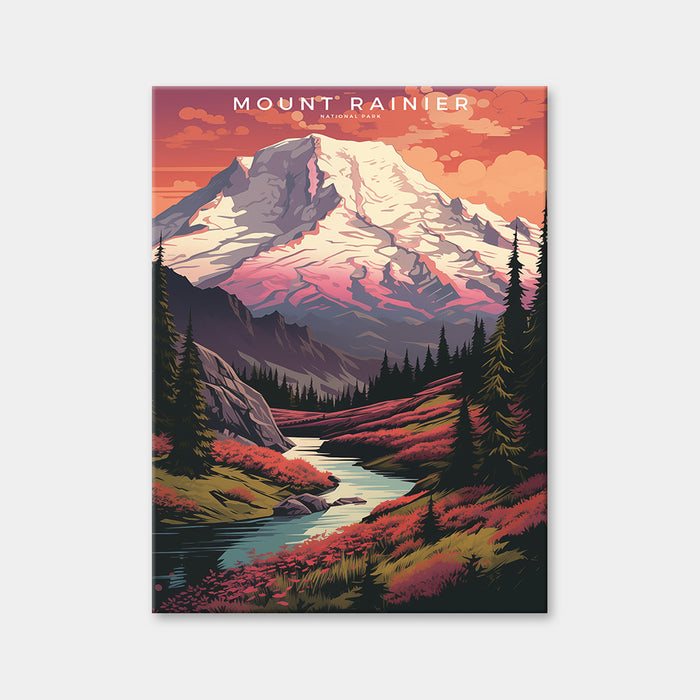 Diamantmalerei im Mount Rainier Nationalpark