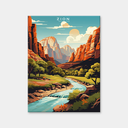 Zion National Park Diamond Painting