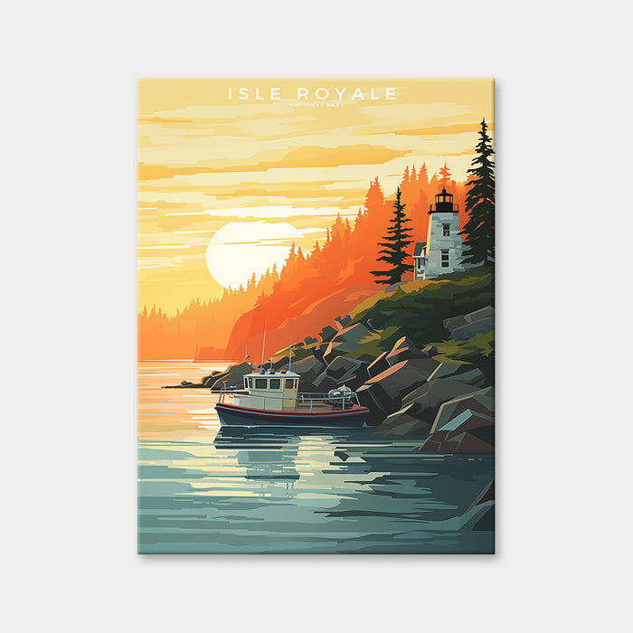 Diamantmalerei im Isle Royale Nationalpark