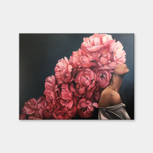 Petal Girl Diamond Painting