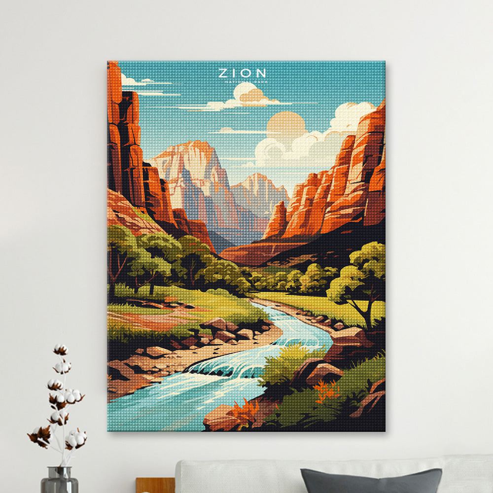 Zion National Park Diamond Painting