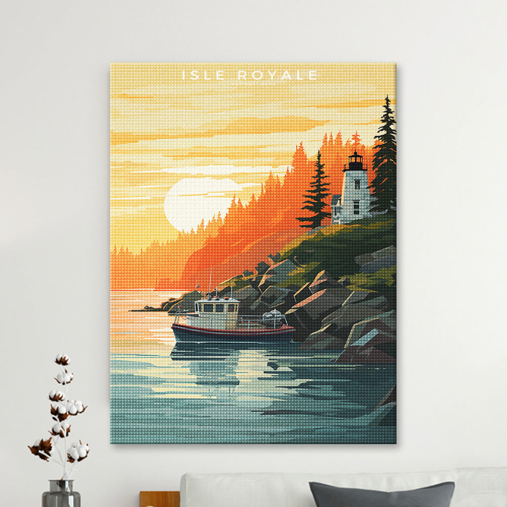 Isle Royale National Park Diamond Painting