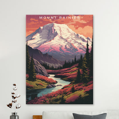 Mount Rainier National Park Diamond Painting