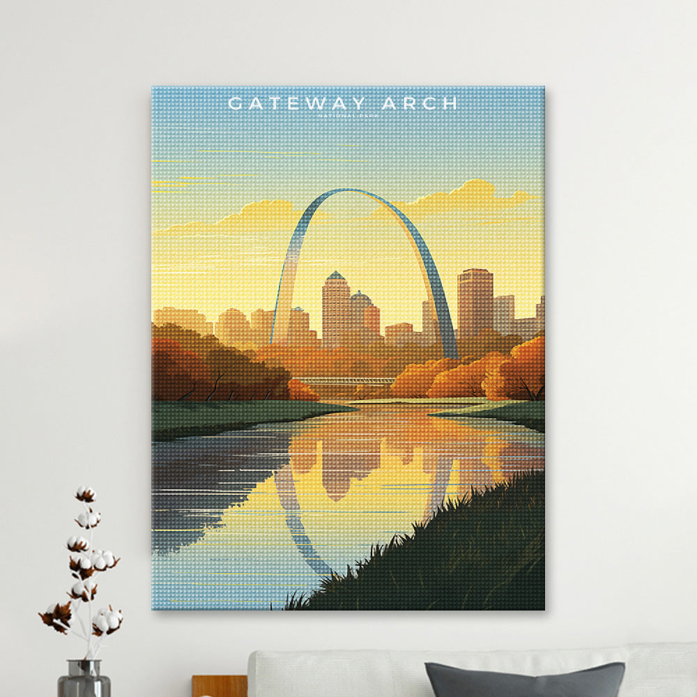 Gateway Arch National Park Diamond Painting