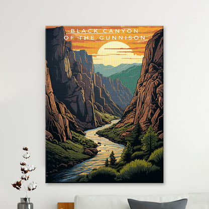 Black Canyon of The Gunnison National Park Diamond Painting