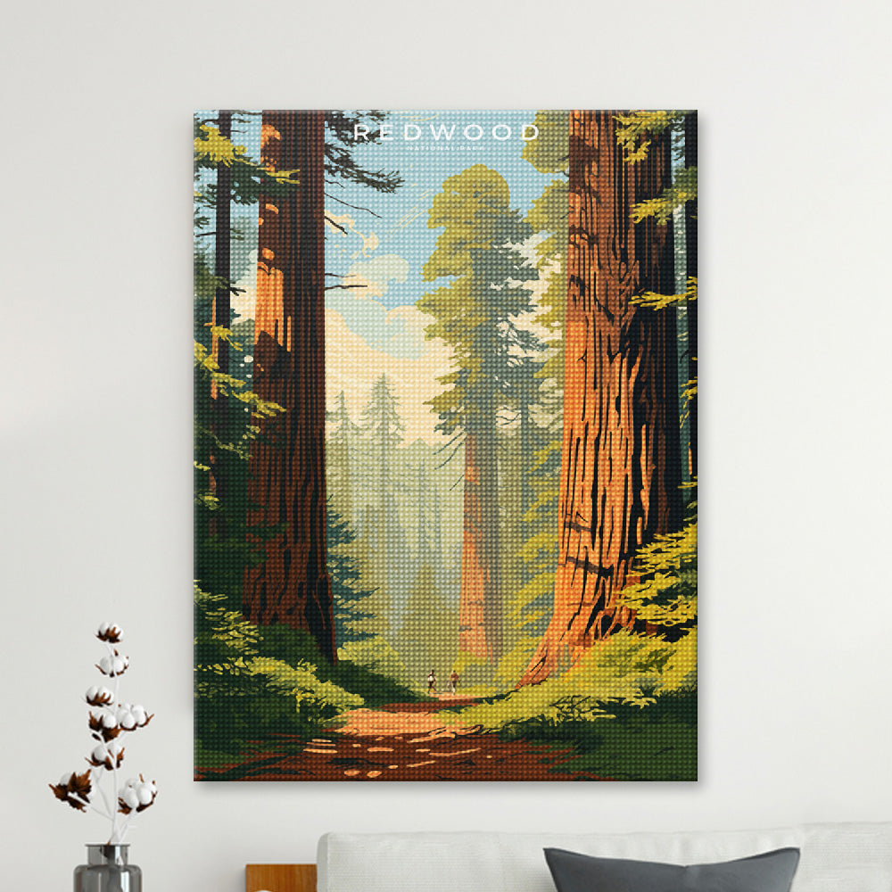 Redwood National Park Diamond Painting