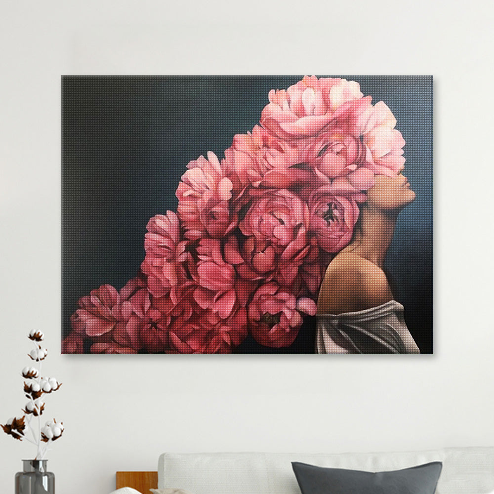 Petal Girl Diamond Painting