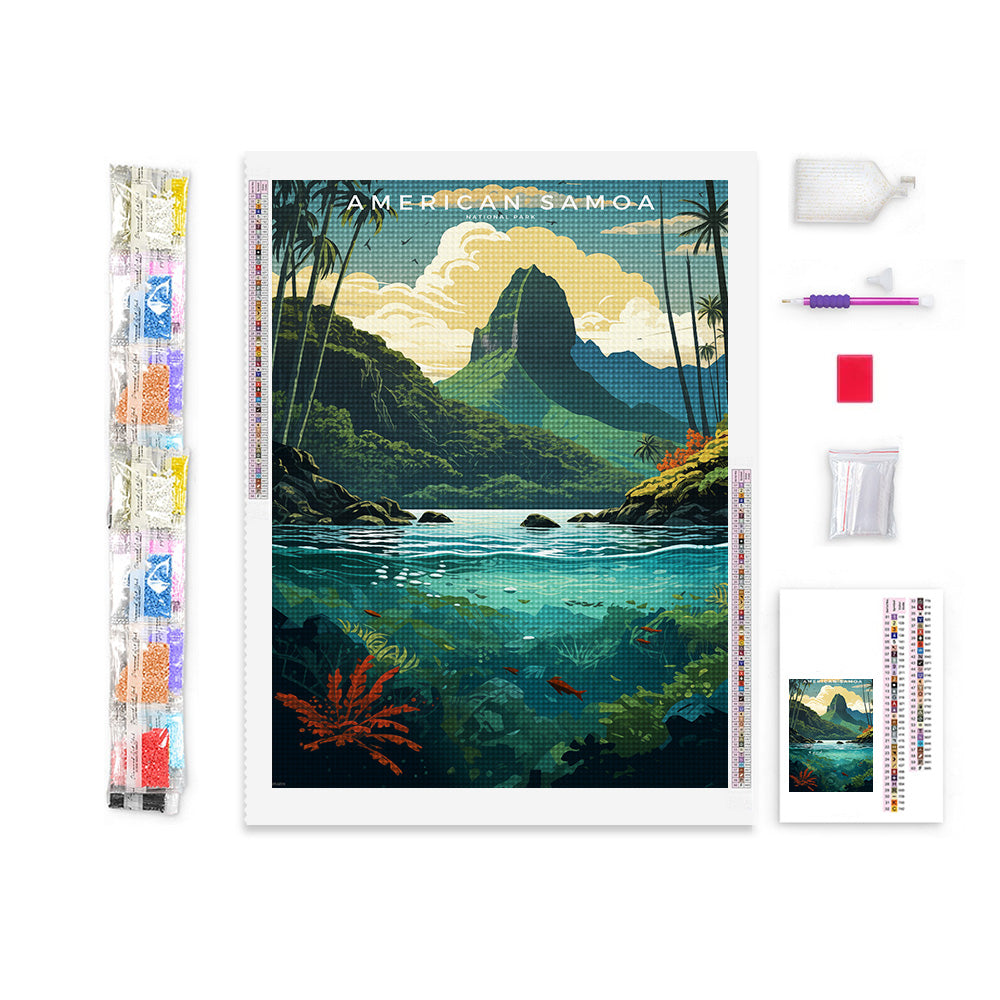 American Samoa National Park Diamond Painting