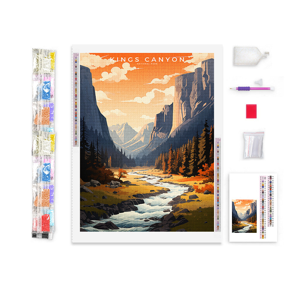 Kings Canyon National Park Diamond Painting