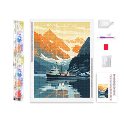 Kenai Fjords National Park Diamond Painting