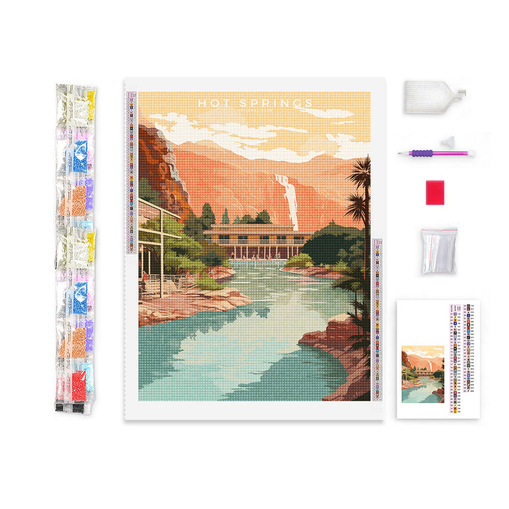 Hot Springs National Park Diamond Painting