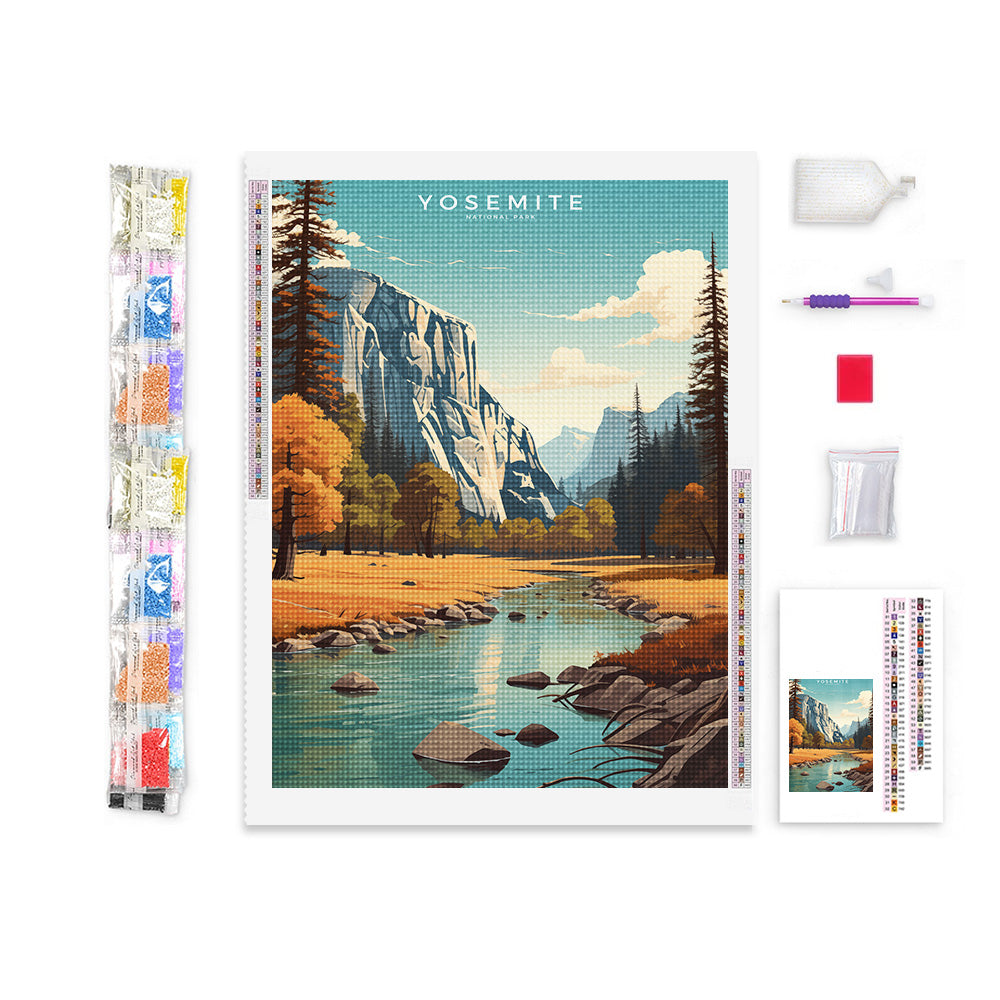 Yosemite National Park Diamond Painting