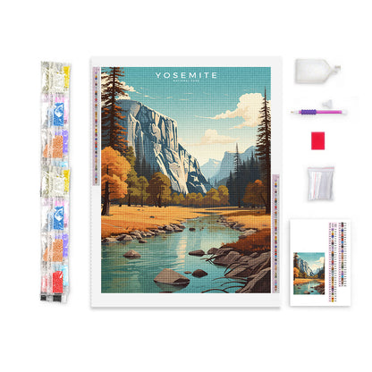 Yosemite National Park Diamond Painting