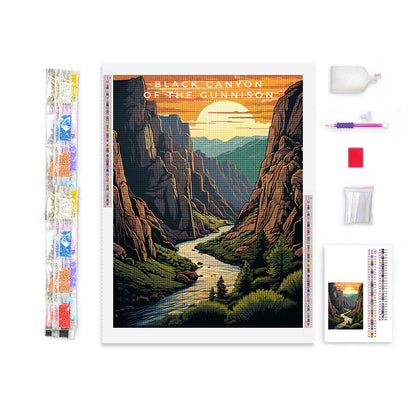 Black Canyon of The Gunnison National Park Diamond Painting