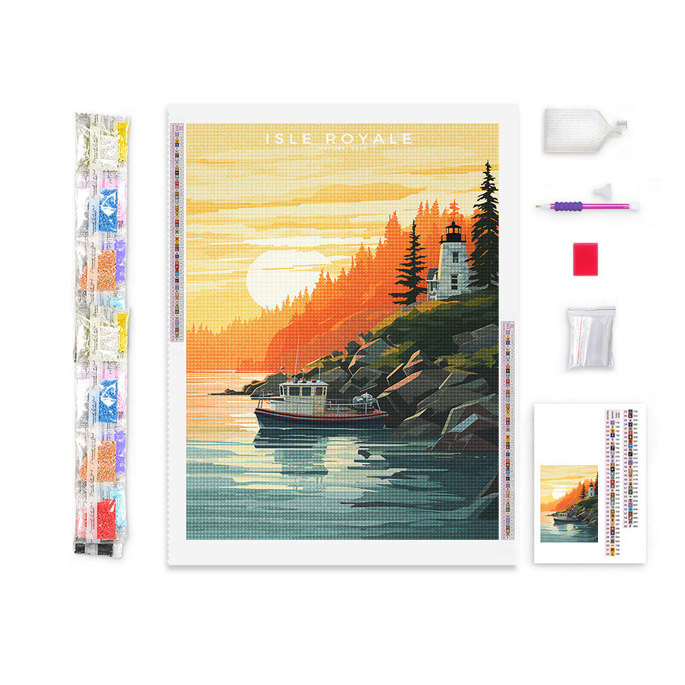 Isle Royale National Park Diamond Painting