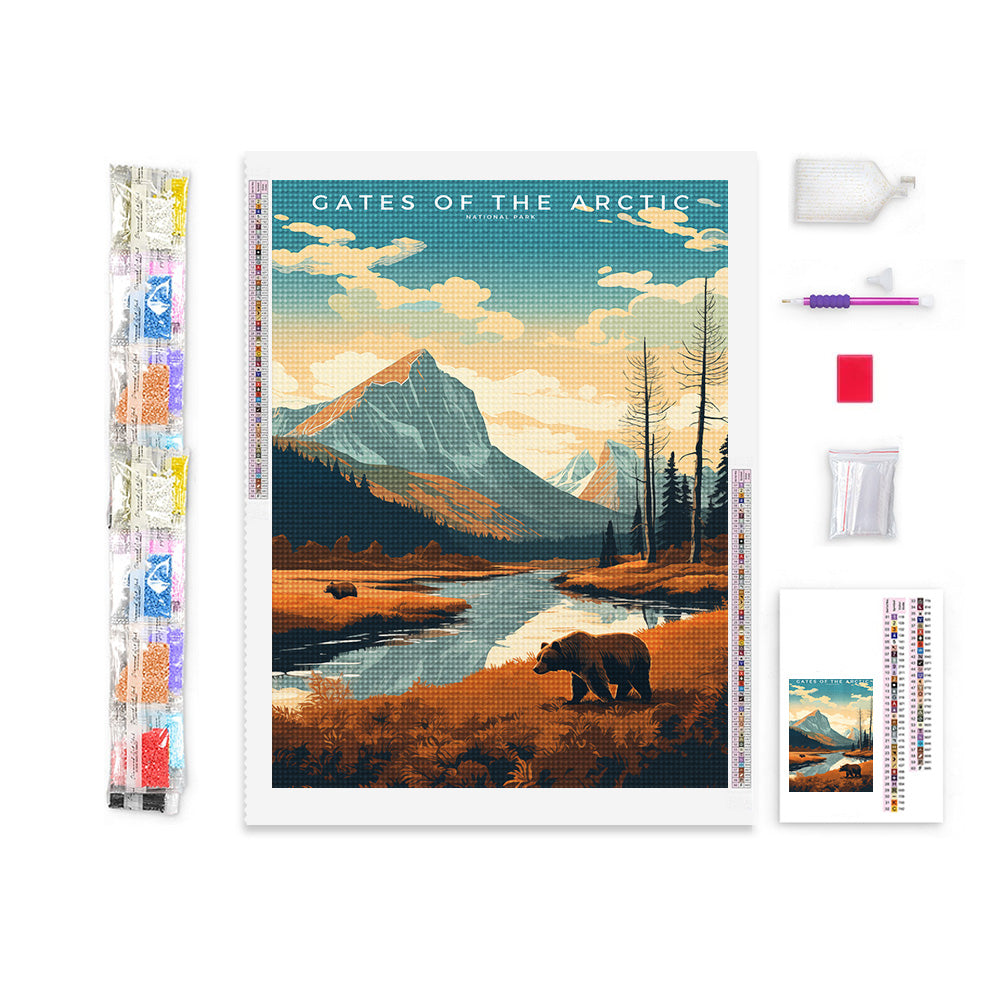 Gates of The Arctic National Park Diamond Painting