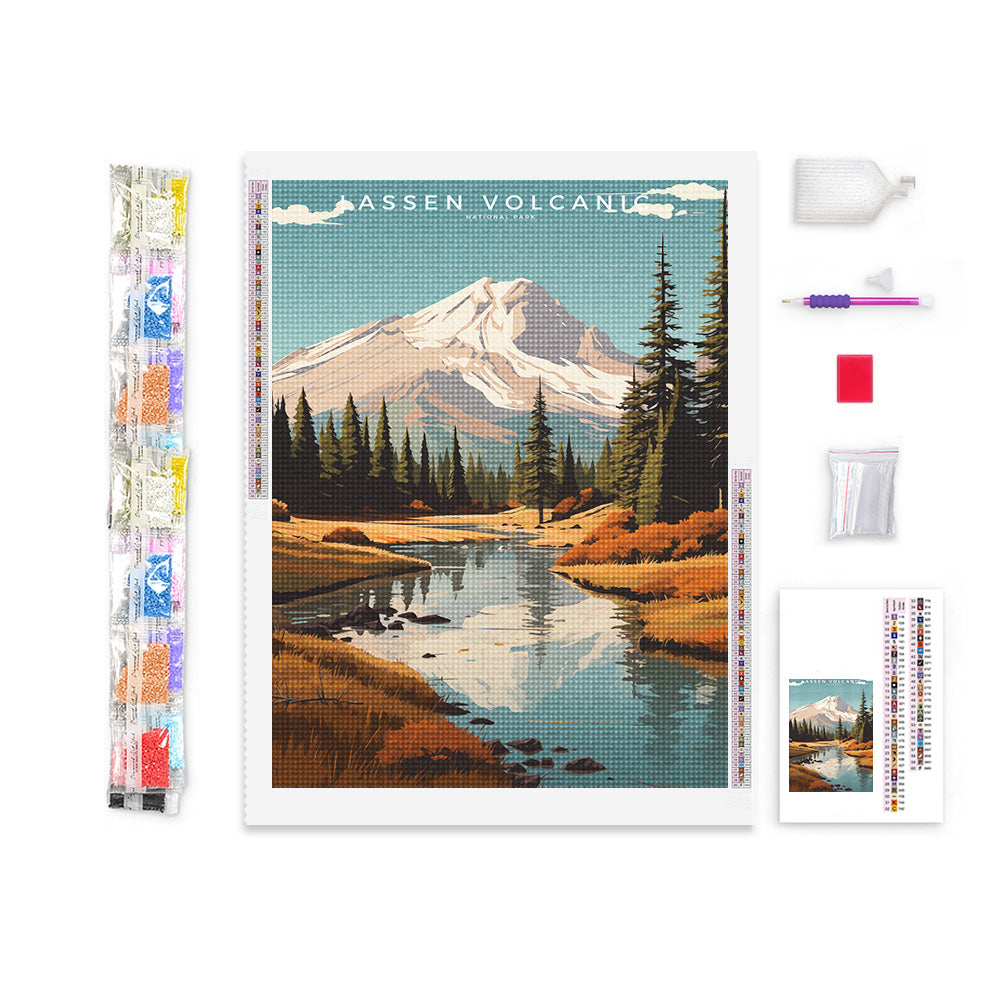 Lassen Volcanic National Park Diamond Painting