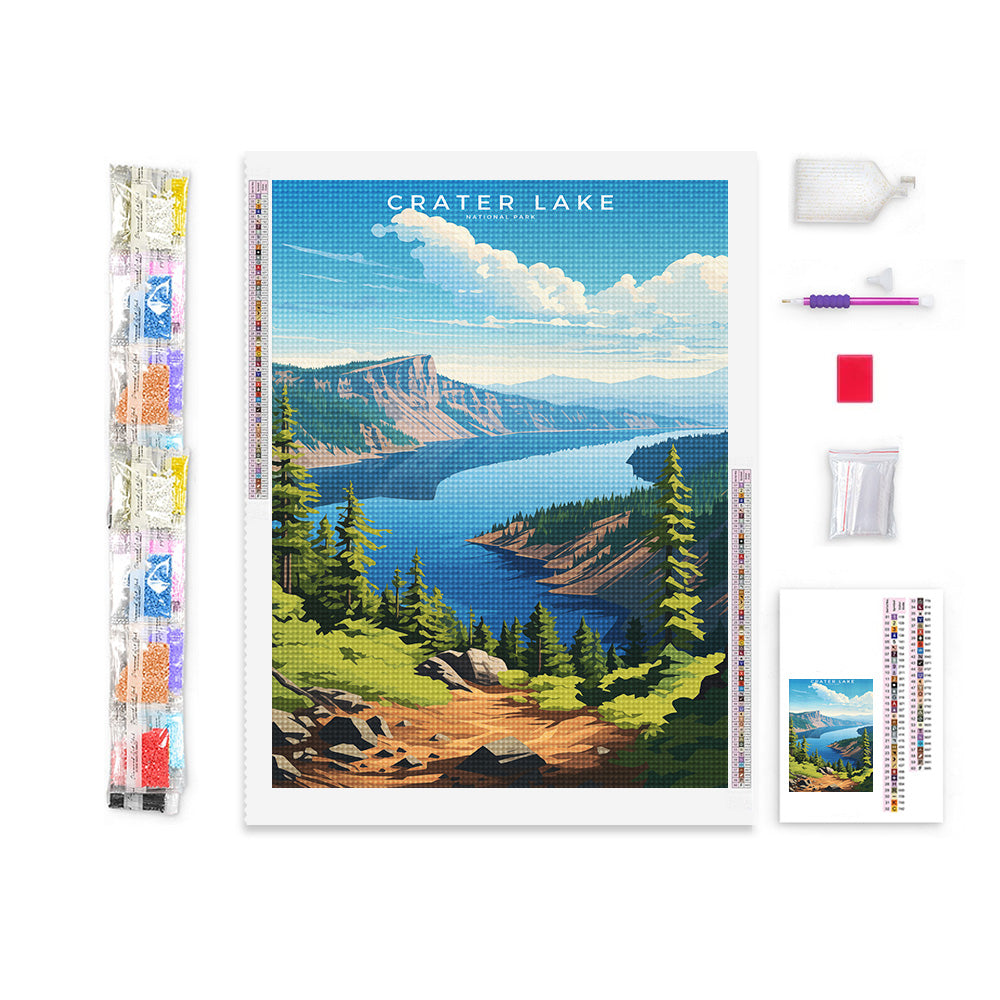 Crater Lake National Park Diamond Painting