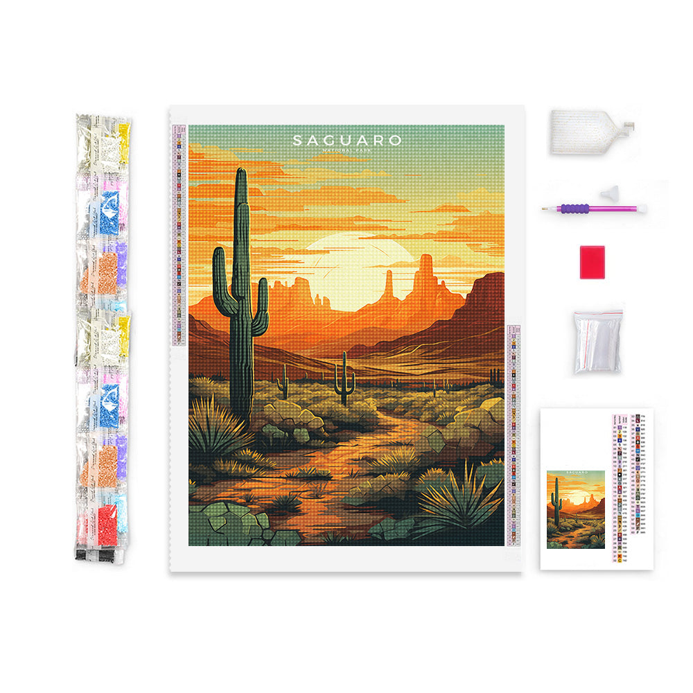 Saguaro National Park Diamond Painting