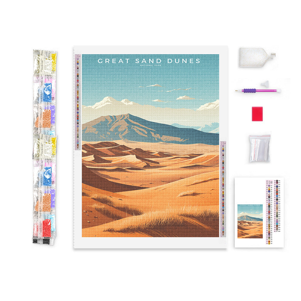 Great Sand Dunes National Park Diamond Painting