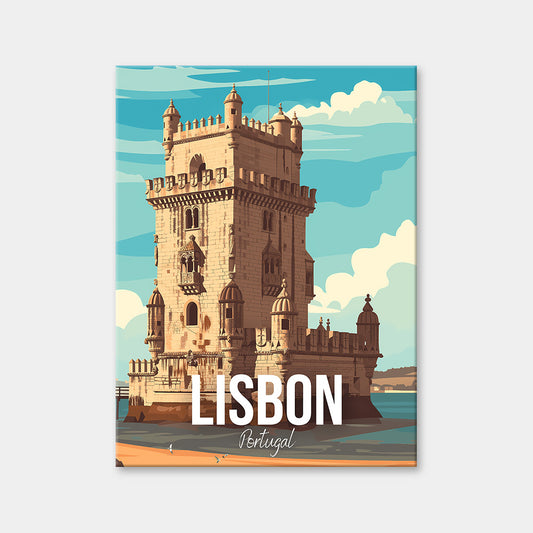Lisbon Portugal Cityscape Diamond Painting