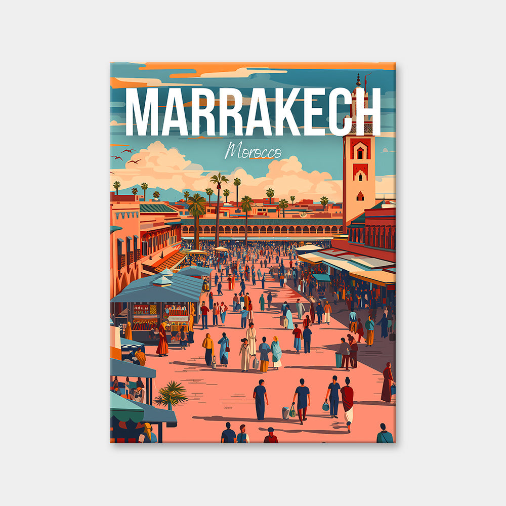 Marrakech Morocco Cityscape Diamond Painting