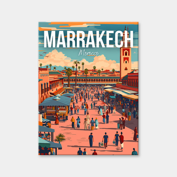 Marrakech Morocco Cityscape Diamond Painting