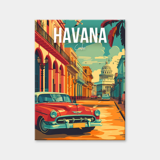 Havana Cuba Cityscape Diamond Painting