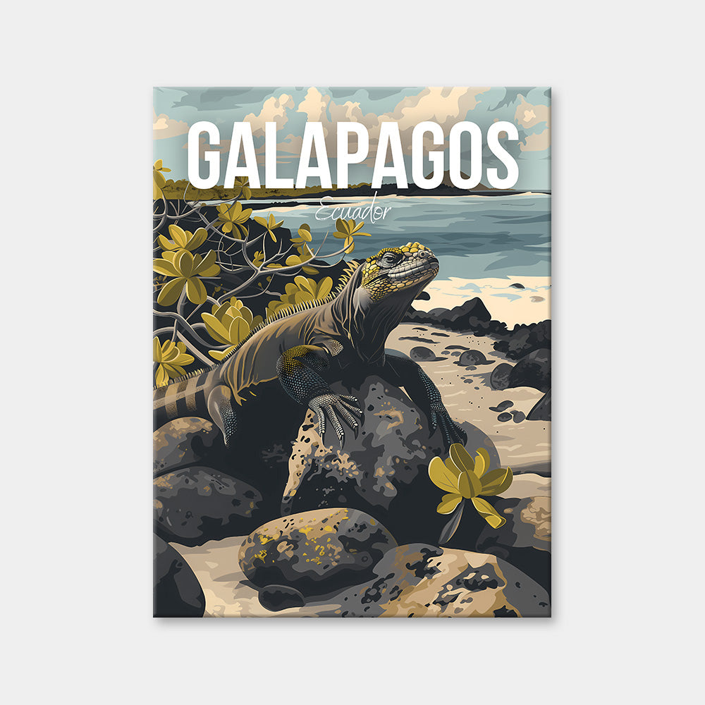 Galapagos Ecuador Cityscape Diamond Painting