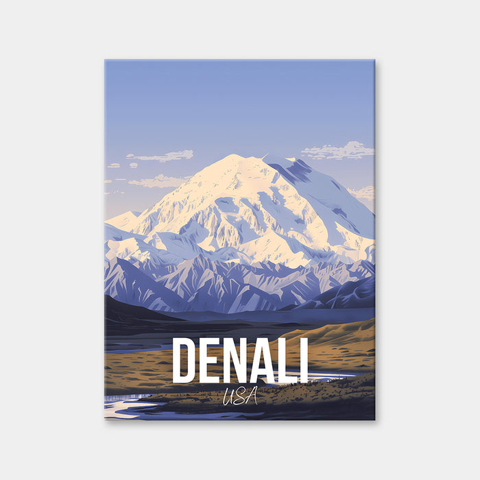 Denali USA Stadtbild Diamantmalerei